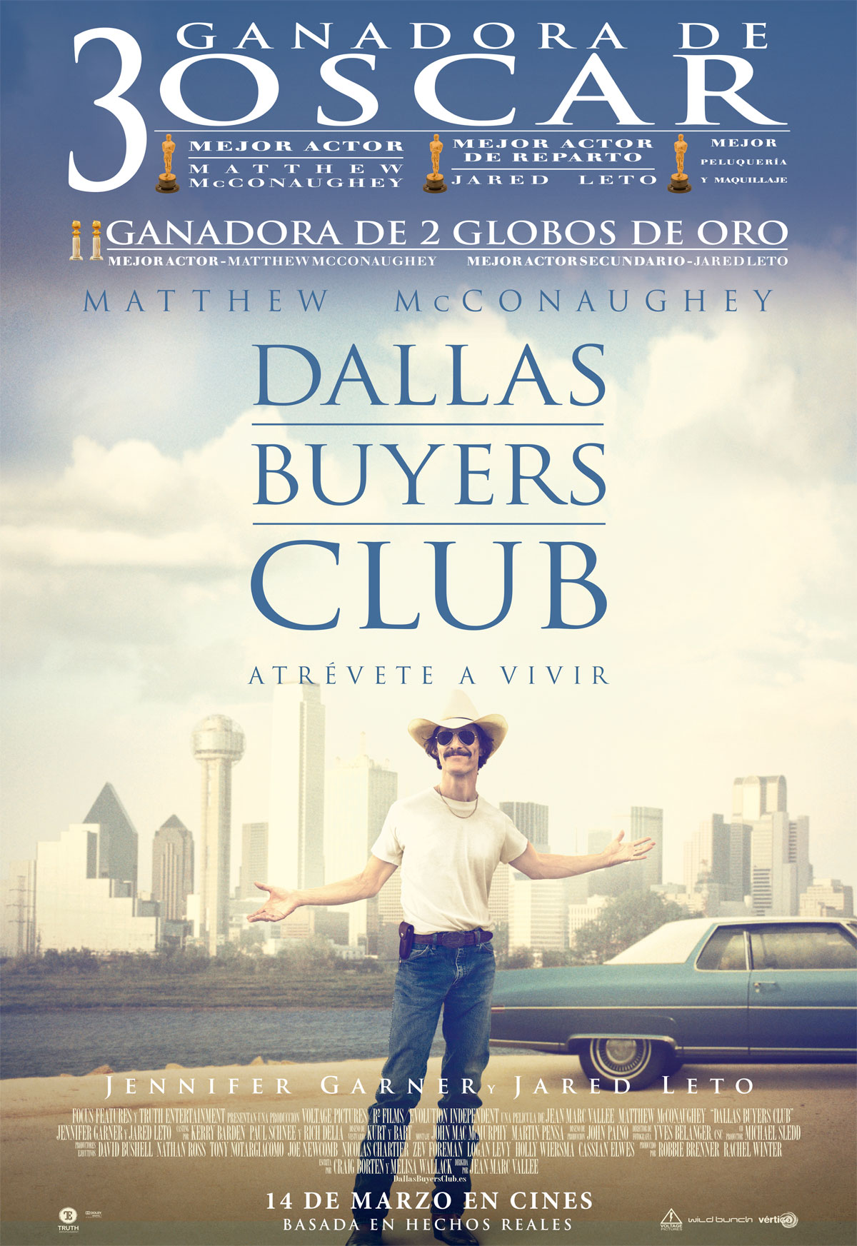 Home Decor Dallas - 映画『ダラス・バイヤーズ・クラブ』（2013年）ポスタープリント ウォールステッカー ホームデコレーション バー カフェ アート絵画