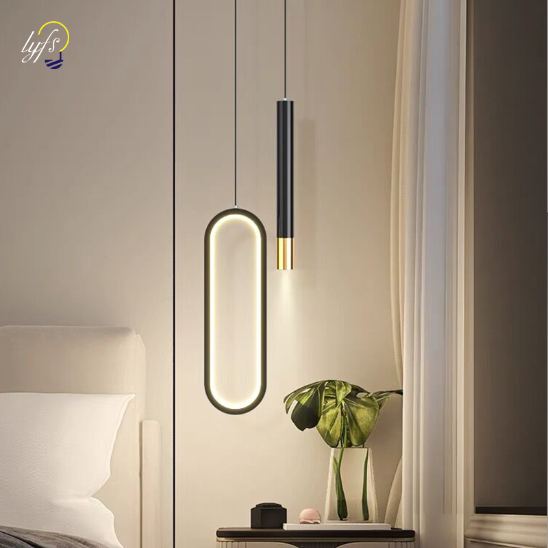 Hanging Moon Lamp - 北欧 LED ペンダントライト吊りランプインテリア照明ホームベッドサイドリビングルームダイニングテーブルキッチン装飾ペンダントランプ