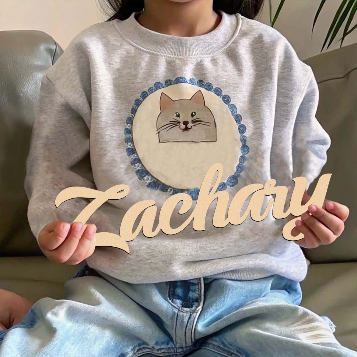 Home Decor Examples - 1個 ホームデコレーション ザカリー例 カスタマイズ可能な名前入り木製プレート レーザーカットサイン 木製装飾