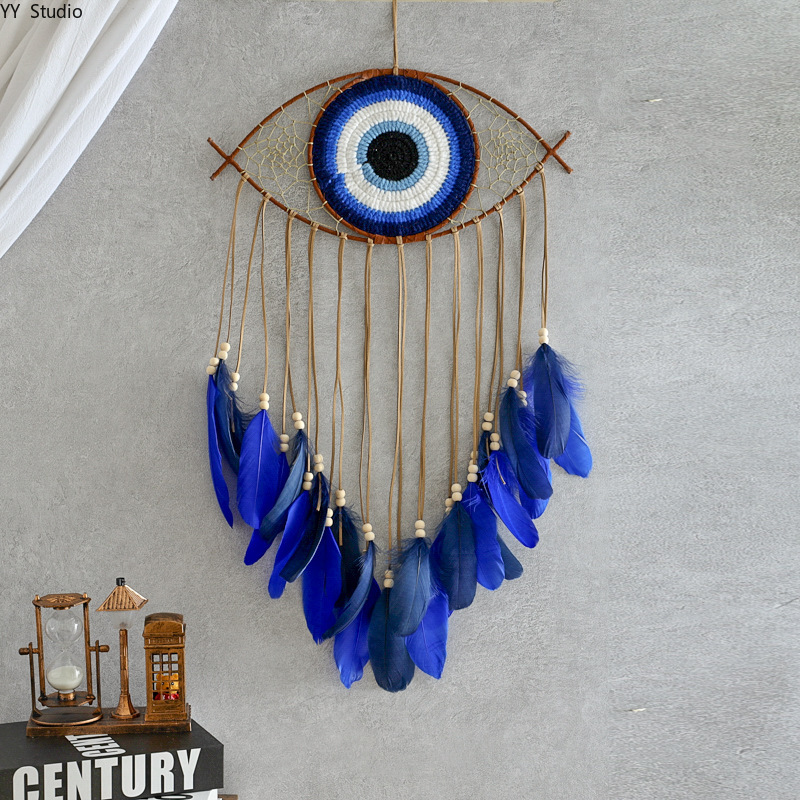 Home Decor Accessories - クリエイティブ手作り悪魔の目壁掛け装飾品家の装飾アクセサリーリビングルーム壁掛け芸術品や工芸品ギフト