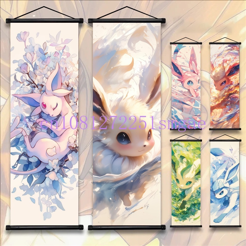 Canvas Painting - プリントポスターアニメ壁アートワークグレニンジャ写真ガルドヴェール絵画キャンバスピカチュウ掛け軸ホームルーム装飾