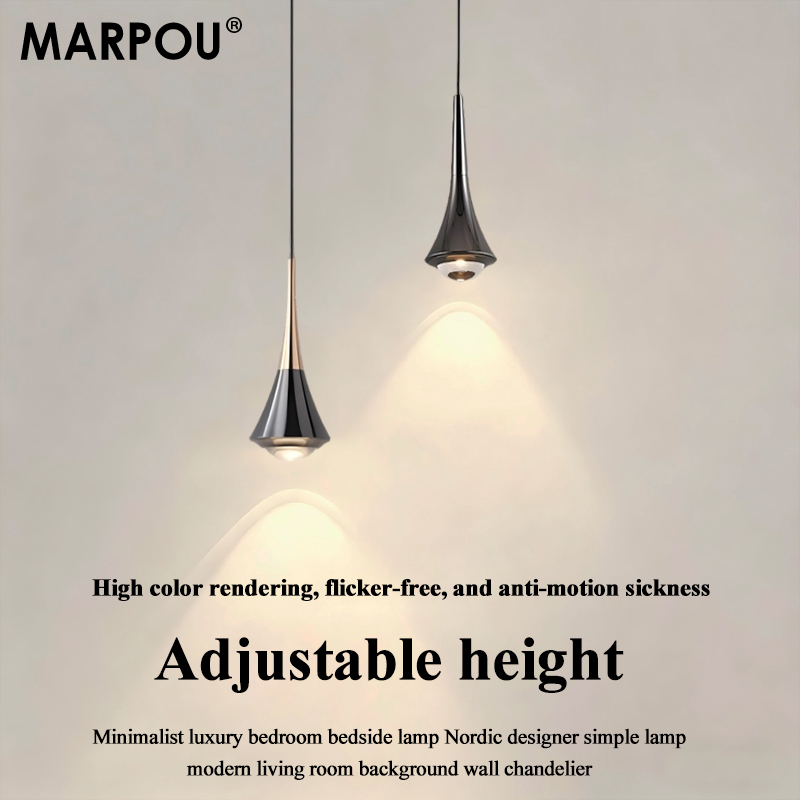 Hanging Moon Lamp - MARPOU ペンダントライト 6W 3 色ライト 高さ調節可能