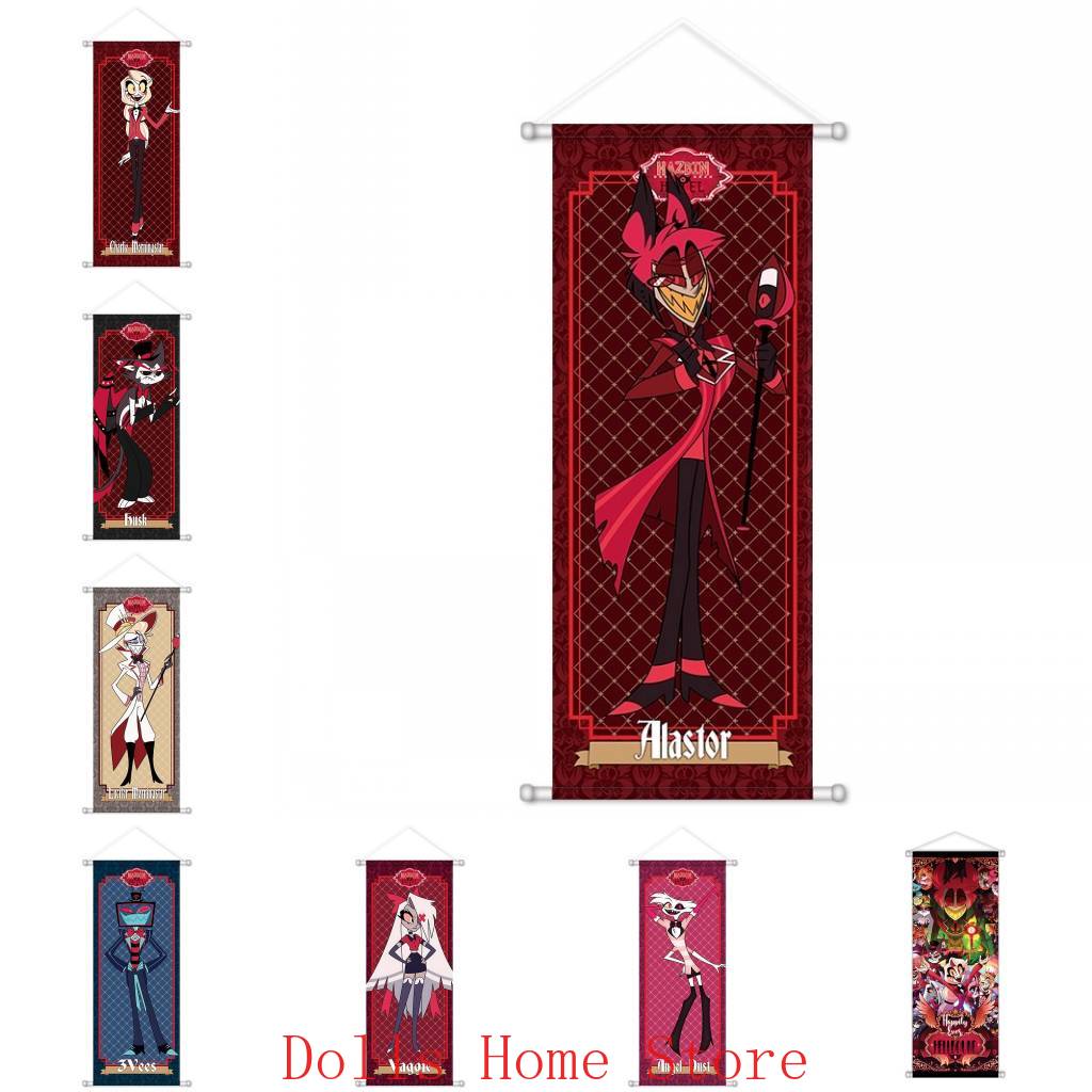 Home Decor Accessories - アニメスクロールキャンバス壁掛け絵画家の絵アニメポスター壁アートHDルームデコレーション75X28cm