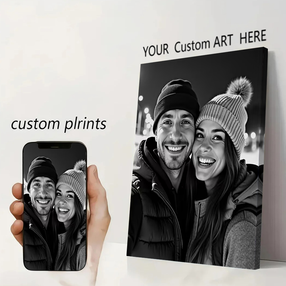 Canvas Painting - 写真からカスタムプリントキャンバス絵画、結婚式、誕生日、ポスター、ウォールアート、装飾、ペット、家族、風景写真の装飾