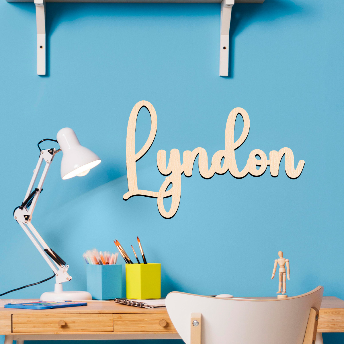 1個のリンデン例 パーソナライズされた名前 木製素材 木製プ - Home Decor Examples のレビューと価格