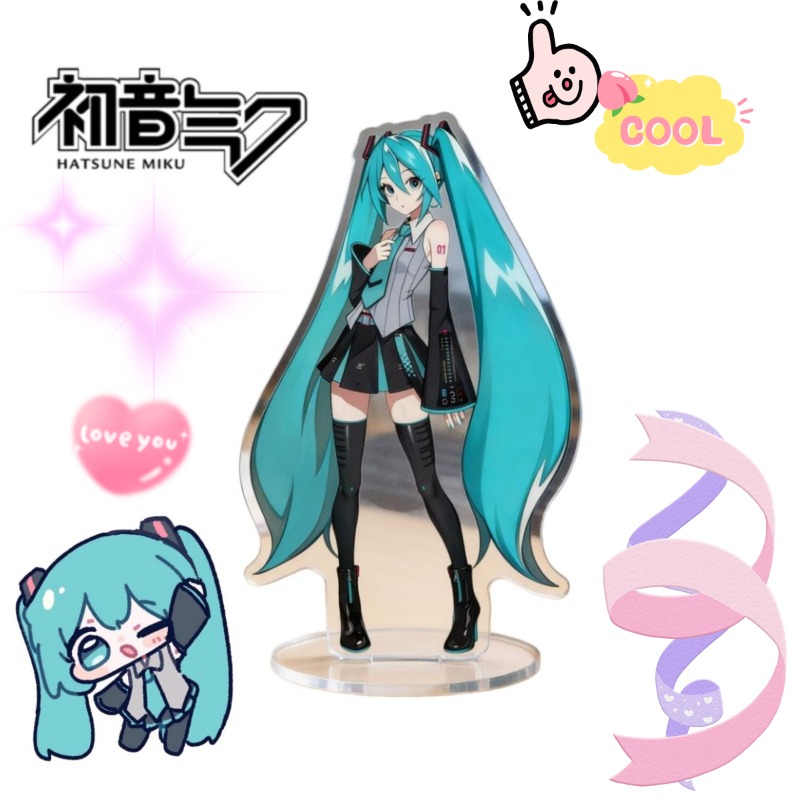 初音ミク 10 センチメートルアクリルスタンドかわいいアニメ - Home Decor Tv のレビューと価格