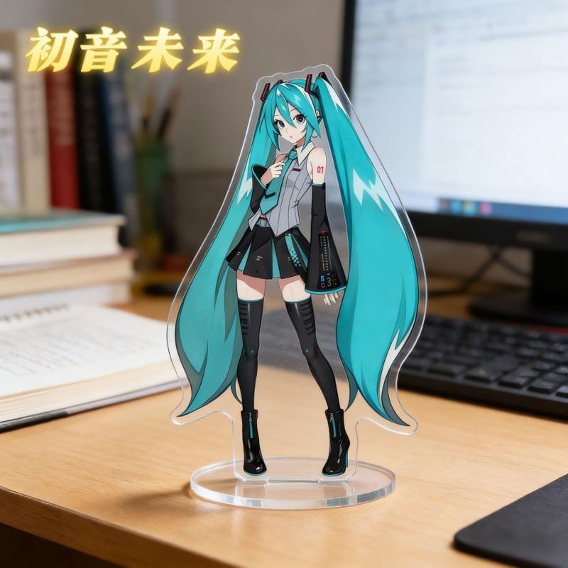 初音ミク 10 センチメートルアクリルスタンドかわいいアニメ - Home Decor Tv のレビューと価格