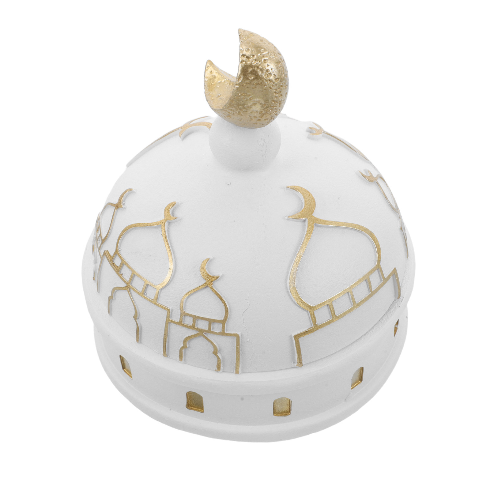 イスラム風レジン製ジュエリーボックス、精巧な中空デザイン、イ - Home Decor Ramadan のレビューと価格