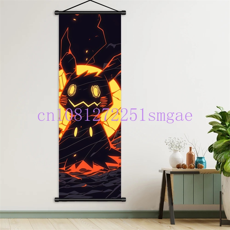 ポケモン チャリザード アンブレオン イーブイ 星月夜スクロ - Canvas Painting のレビューと価格