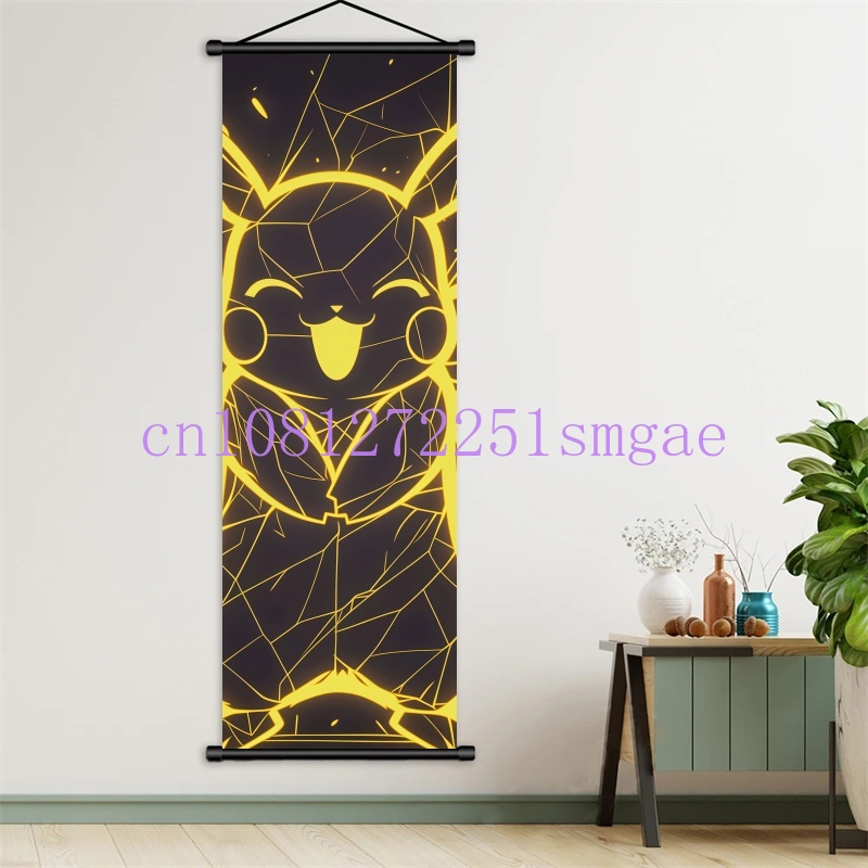 ポケモン チャリザード アンブレオン イーブイ 星月夜スクロ - Canvas Painting のレビューと価格