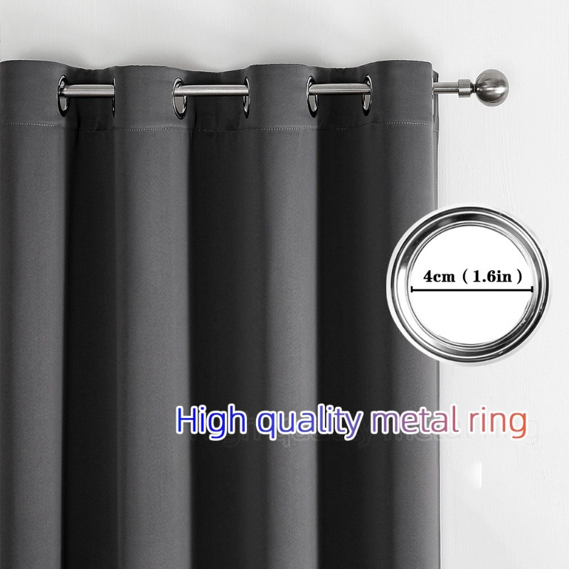 遮光カーテン（ワンピース、無地、グロメット付き）リビングルー - Home Decor Curtain のレビューと価格
