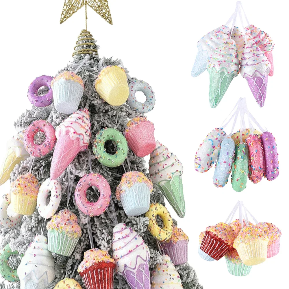 1 ボックスクリスマスマカロンアイスクリームドーナツ形状ボー - Home Decor Trends 2025 のレビューと価格
