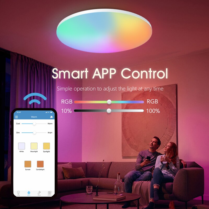ベニートンスマートシーリングライトrgb cctアプリコント - Home Decor App Free のレビューと価格