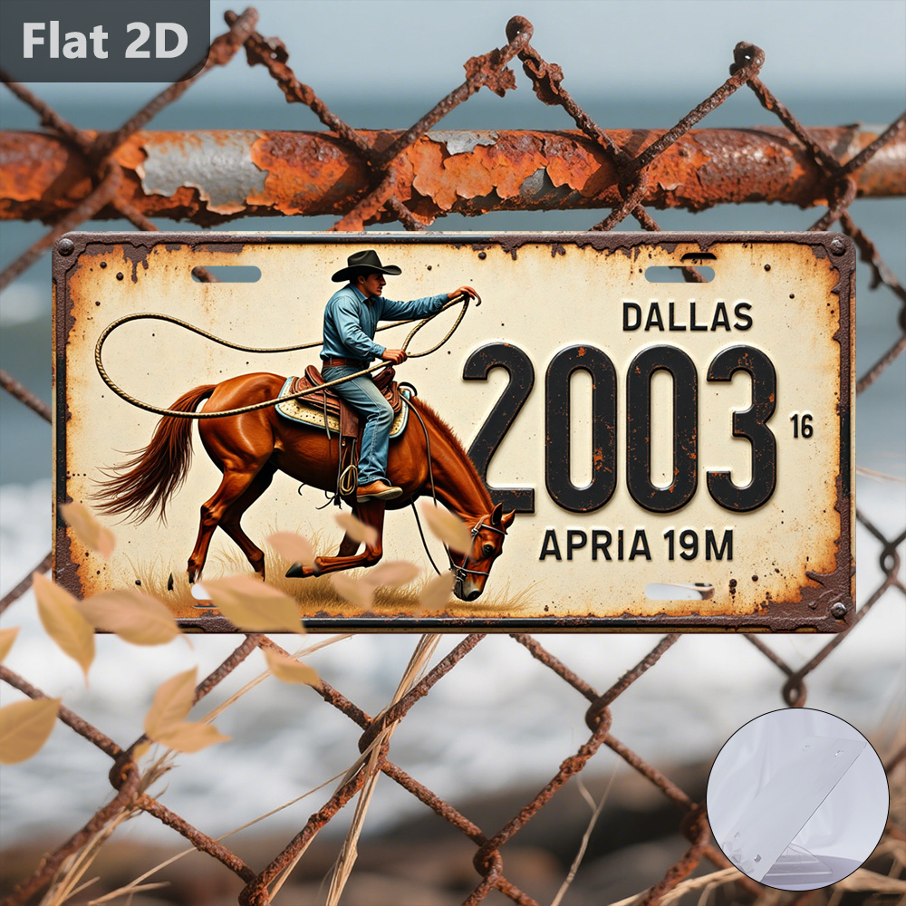 ダラス2003カウボーイホースライセンスプレートALサイン  - Home Decor Dallas のレビューと価格
