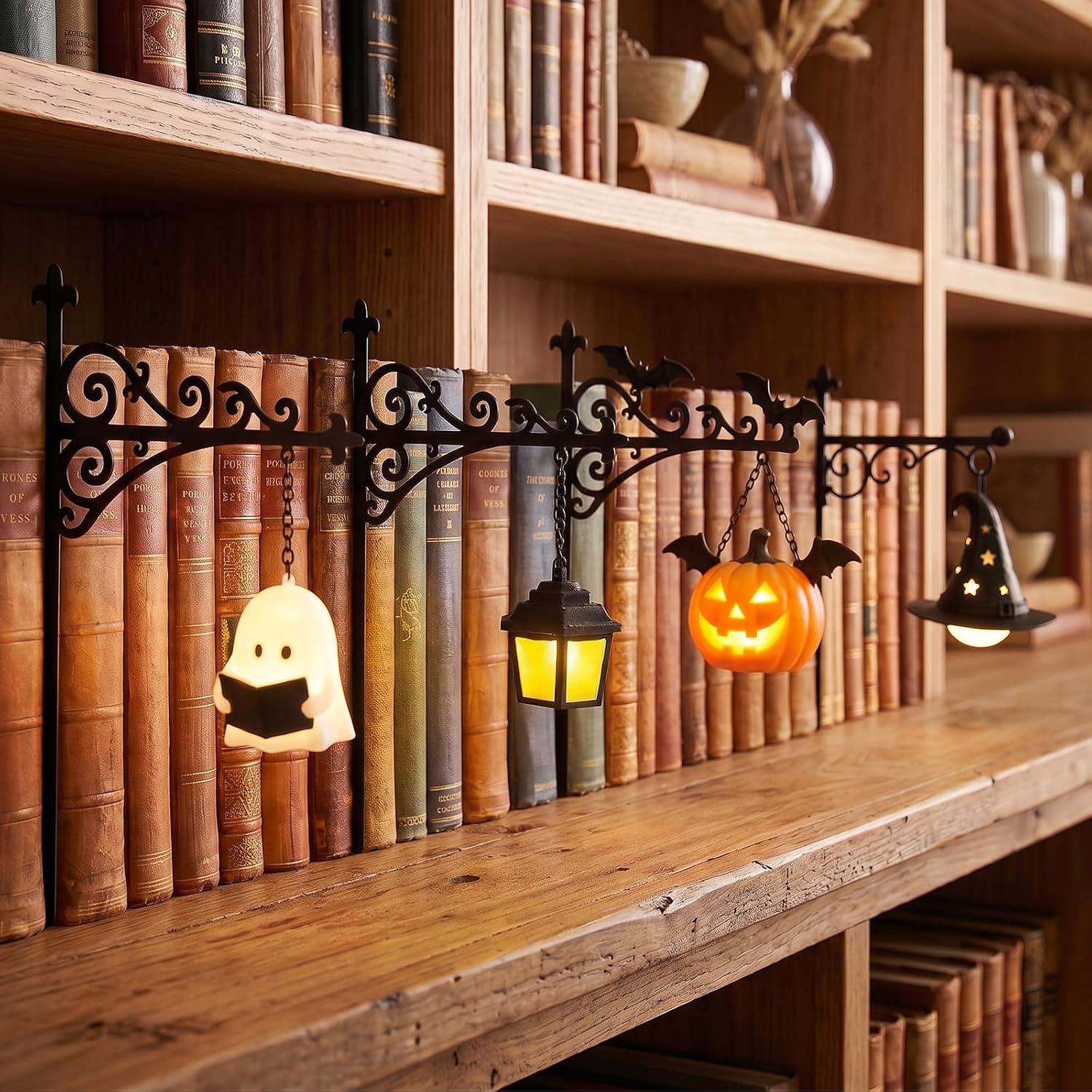 ライブラリーランタン-装飾的な本棚照明読書スペースLEDナイ - Home Decor Accessories のレビューと価格