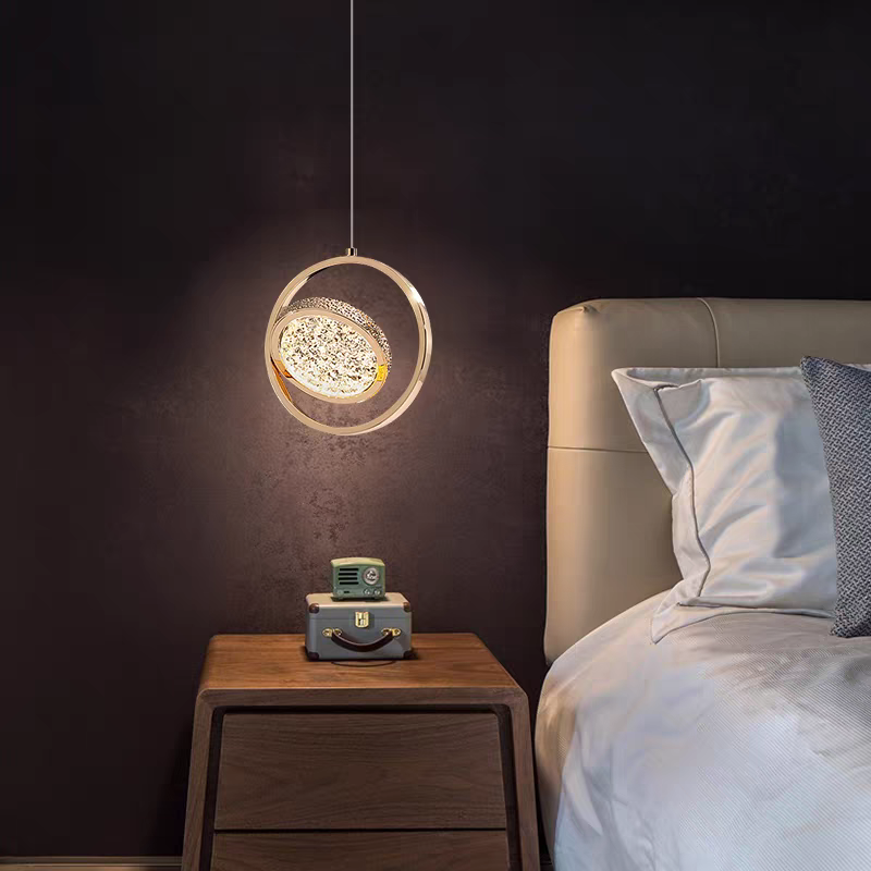 ライト高級アートペンダントランプハイエンド雰囲気LEDライト - Hanging Moon Lamp のレビューと価格