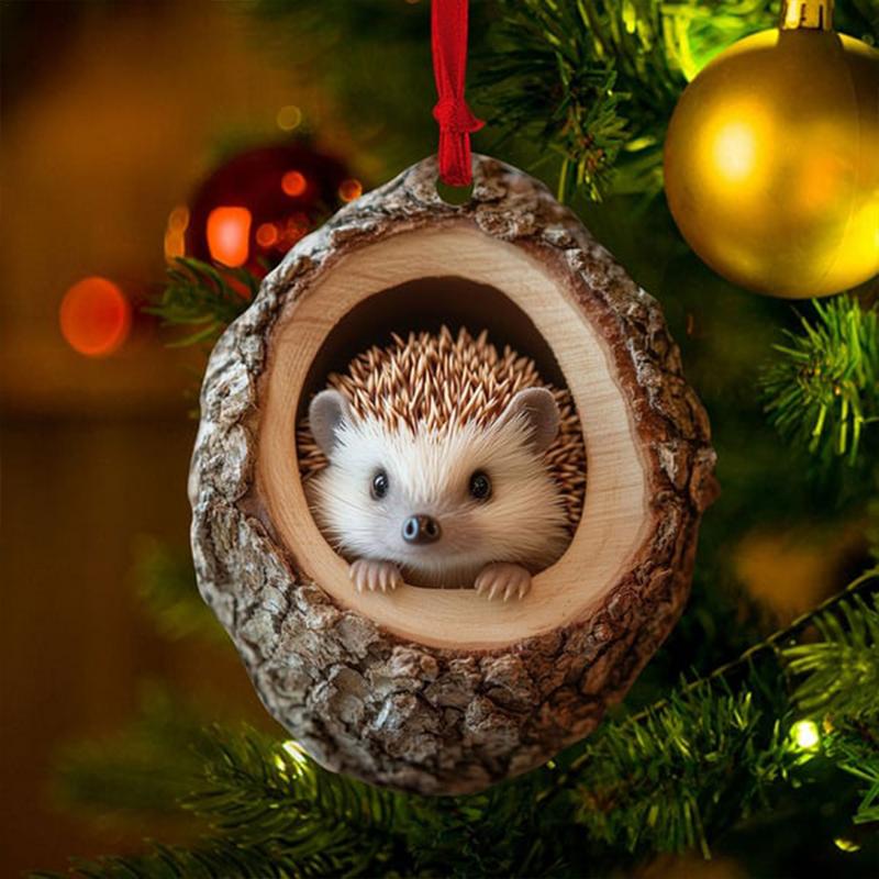 漫画の動物のクリスマスツリーペンダント、アクリルの吊り下げ装 - Home Decor Trends 2025 のレビューと価格