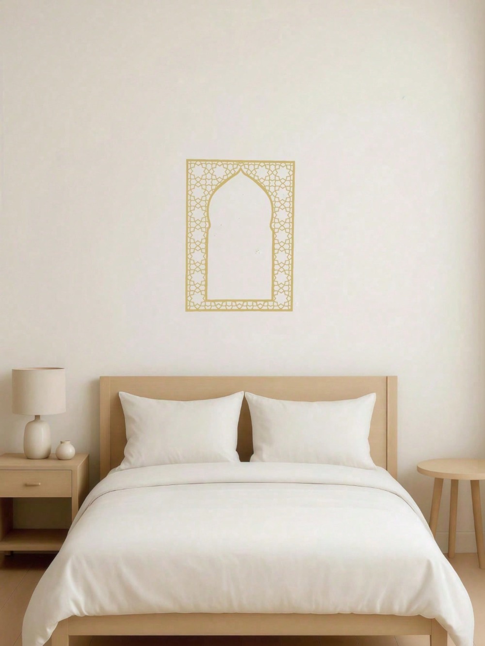 イスラム教の金属製ウォールアート、家の装飾 - ゴールドのア - Home Decor Ramadan のレビューと価格