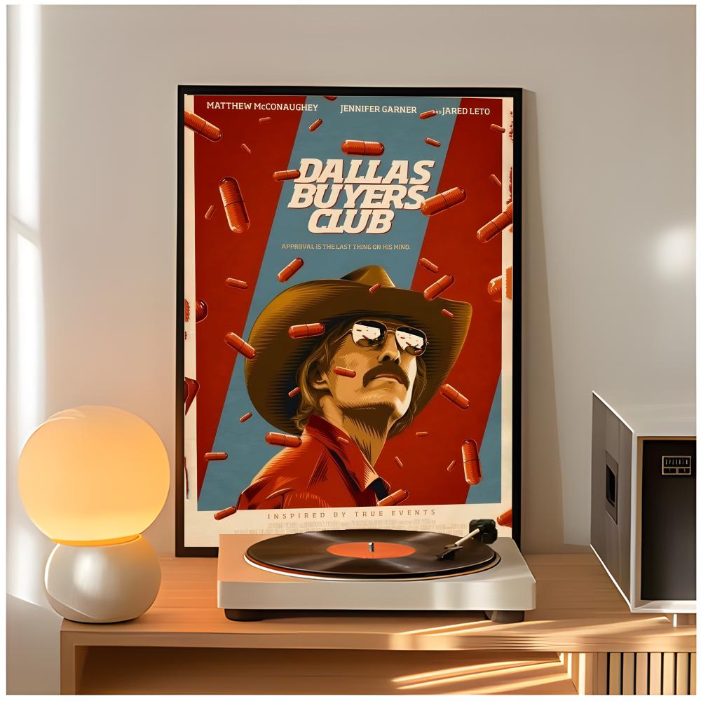 クラシック映画「ダラス・バイヤーズ・クラブ」ポスター クラシ - Home Decor Dallas のレビューと価格