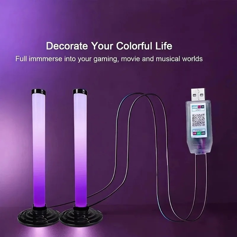 RGB LEDライトバー USB給電式、スマートTVアンビエ - Home Decor App Free のレビューと価格