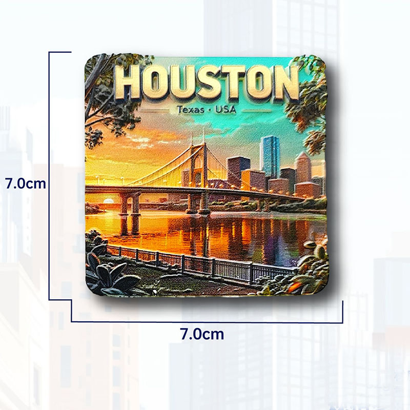 アメリカの冷蔵庫用マグネット ダラス ボストン ヒューストン - Home Decor Dallas のレビューと価格