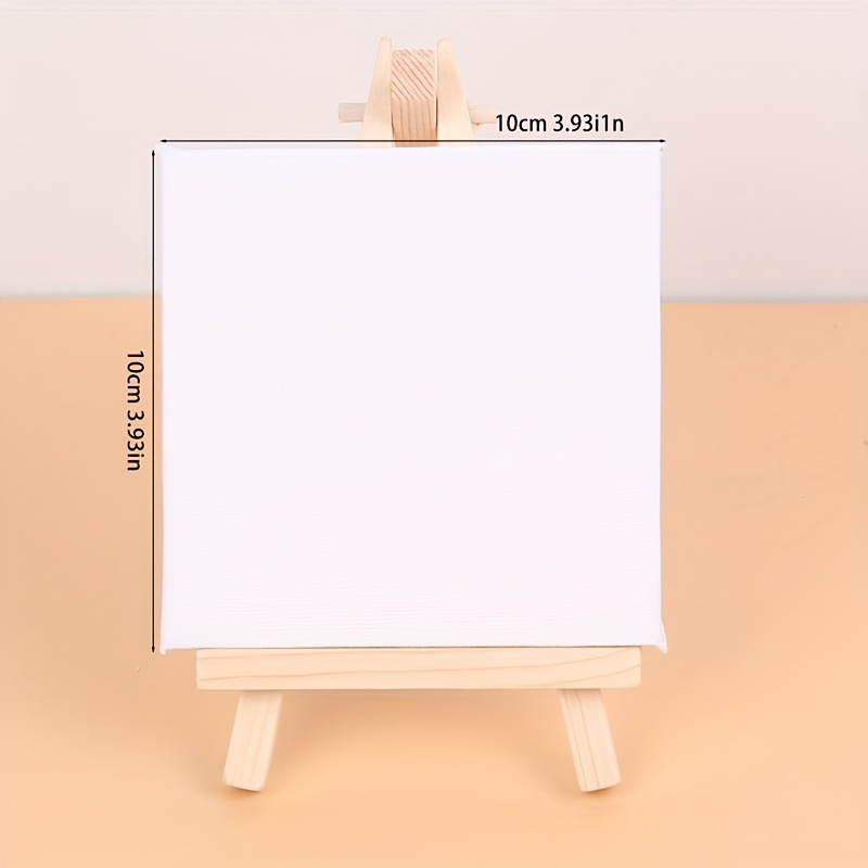 ミニイーゼルアーティストミニシェルフキャンバスセットデスクト - Canvas Painting のレビューと価格