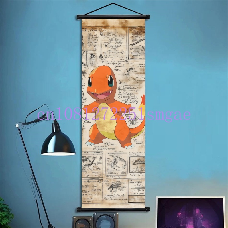 ポケモンレトロリザードンフシギダネアンブレオンゲンガースクロ - Canvas Painting のレビューと価格