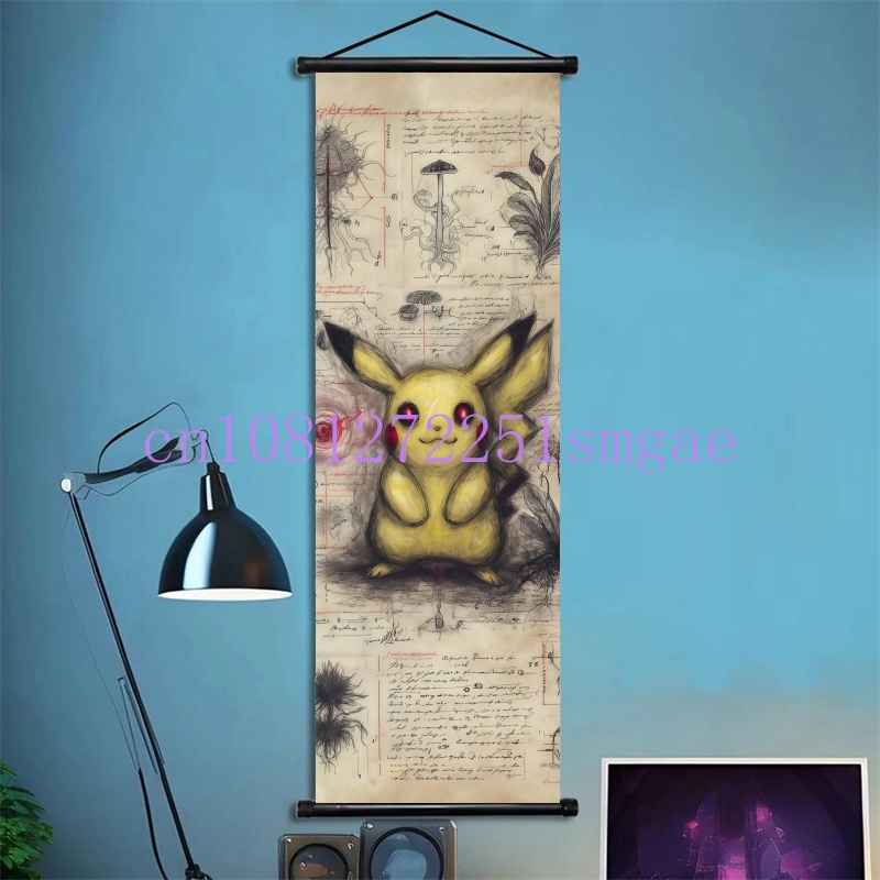 ポケモンレトロリザードンフシギダネアンブレオンゲンガースクロ - Canvas Painting のレビューと価格