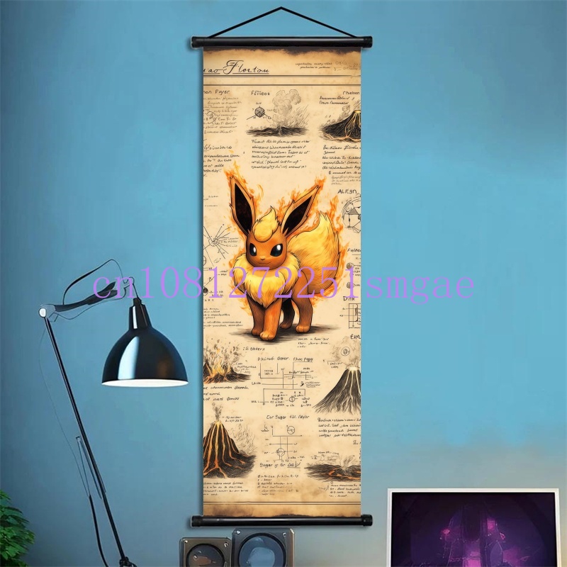 ポケモンレトロリザードンフシギダネアンブレオンゲンガースクロ - Canvas Painting のレビューと価格
