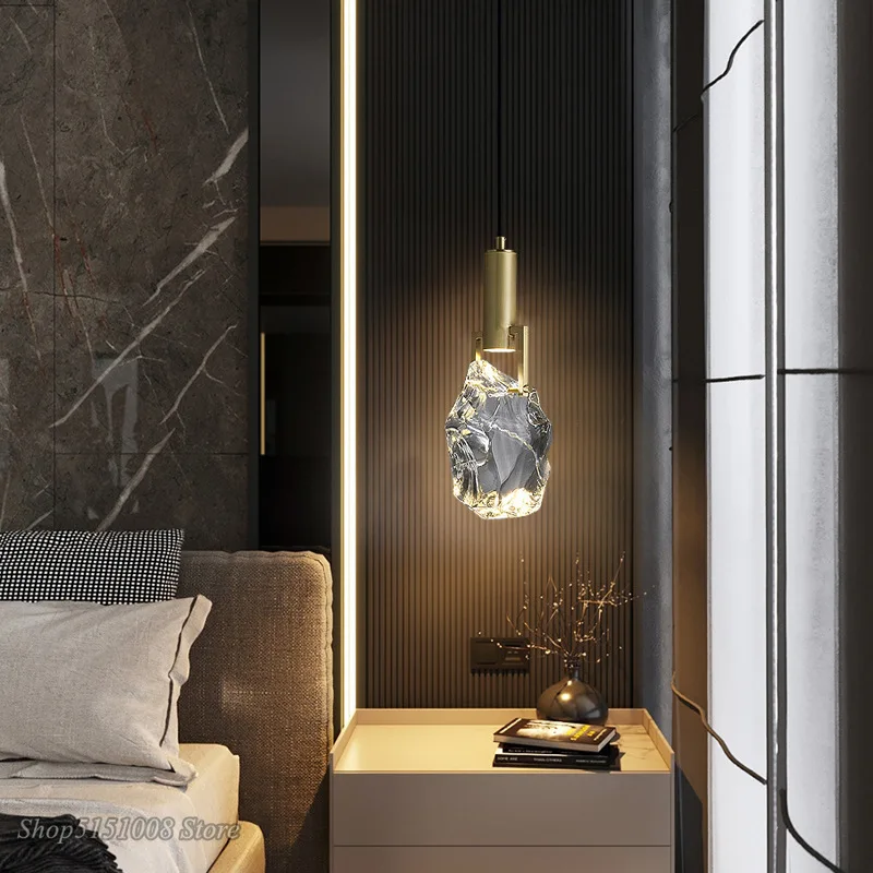 北欧スタイルのクリスタルledハンギングランプ,豪華なデザイ - Hanging Moon Lamp のレビューと価格