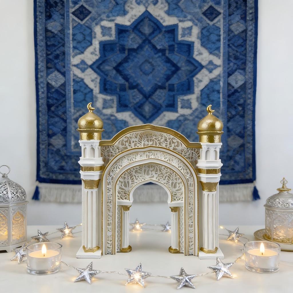 イスラム教のラマダン装飾 モスクのアーチ型オーナメント ティ - Home Decor Ramadan のレビューと価格