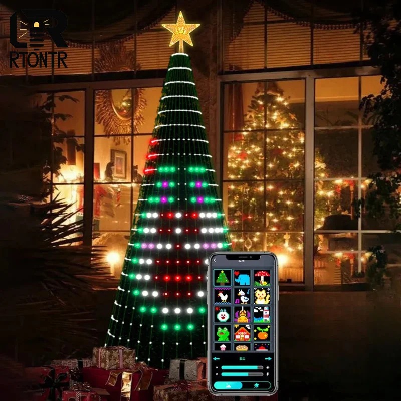 クリスマススターツリーライトRGB LED、Bluetoot - Home Decor App Free のレビューと価格