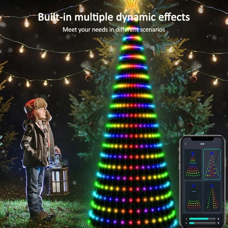 クリスマススターツリーライトRGB LED、Bluetoot - Home Decor App Free のレビューと価格
