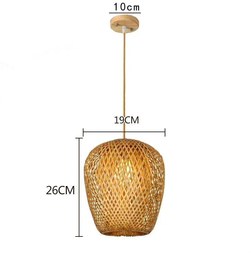 手作りの籐製吊りランプ,籐製ランプ,竹織り,屋外照明 - Hanging Moon Lamp のレビューと価格