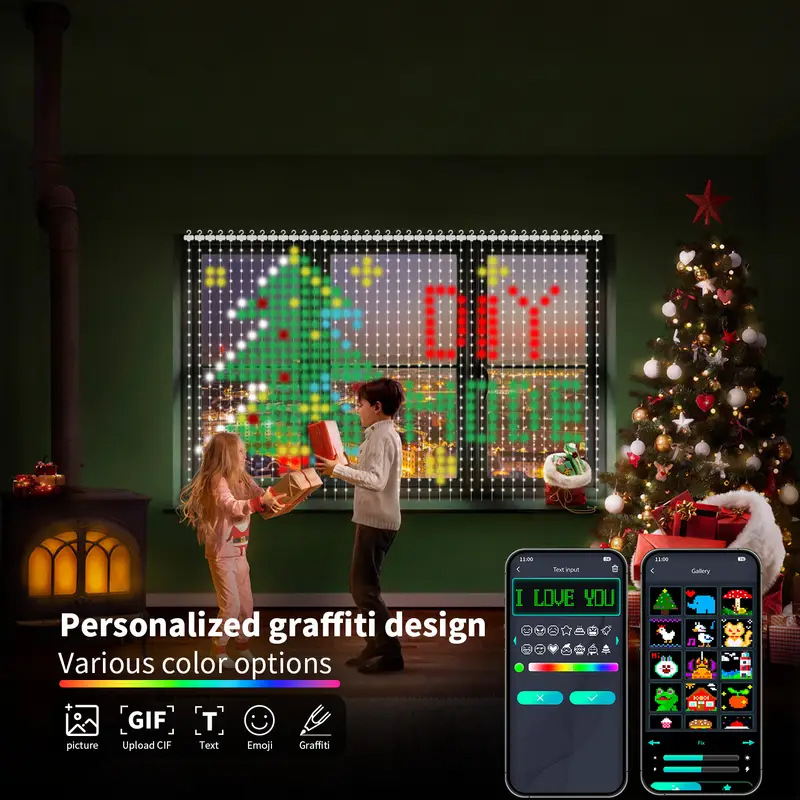 2×2m/3×3m 400LEDスマートカーテンライト ホー - Home Decor App Free のレビューと価格