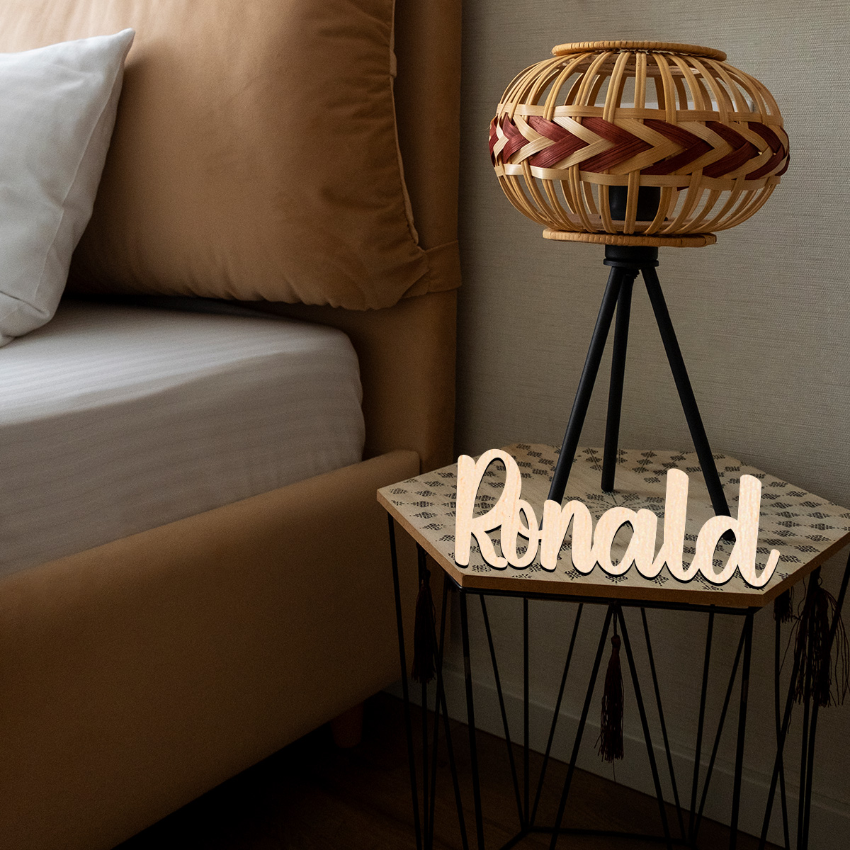 1個のサノスの例 カスタマイズされたテキスト 木製素材 素朴 - Home Decor Examples のレビューと価格