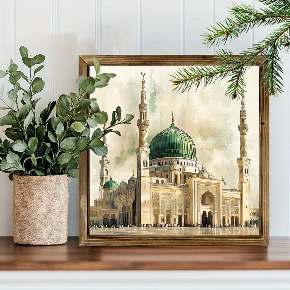 ヴィンテージ高品質木製名札芸術的な田舎風モスク装飾ラマダンホ - Home Decor Ramadan のレビューと価格