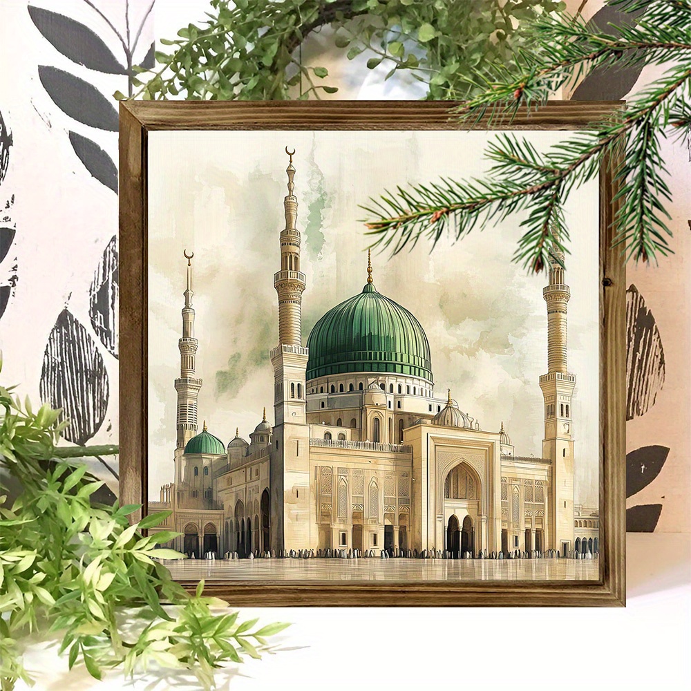 ヴィンテージ高品質木製名札芸術的な田舎風モスク装飾ラマダンホ - Home Decor Ramadan のレビューと価格