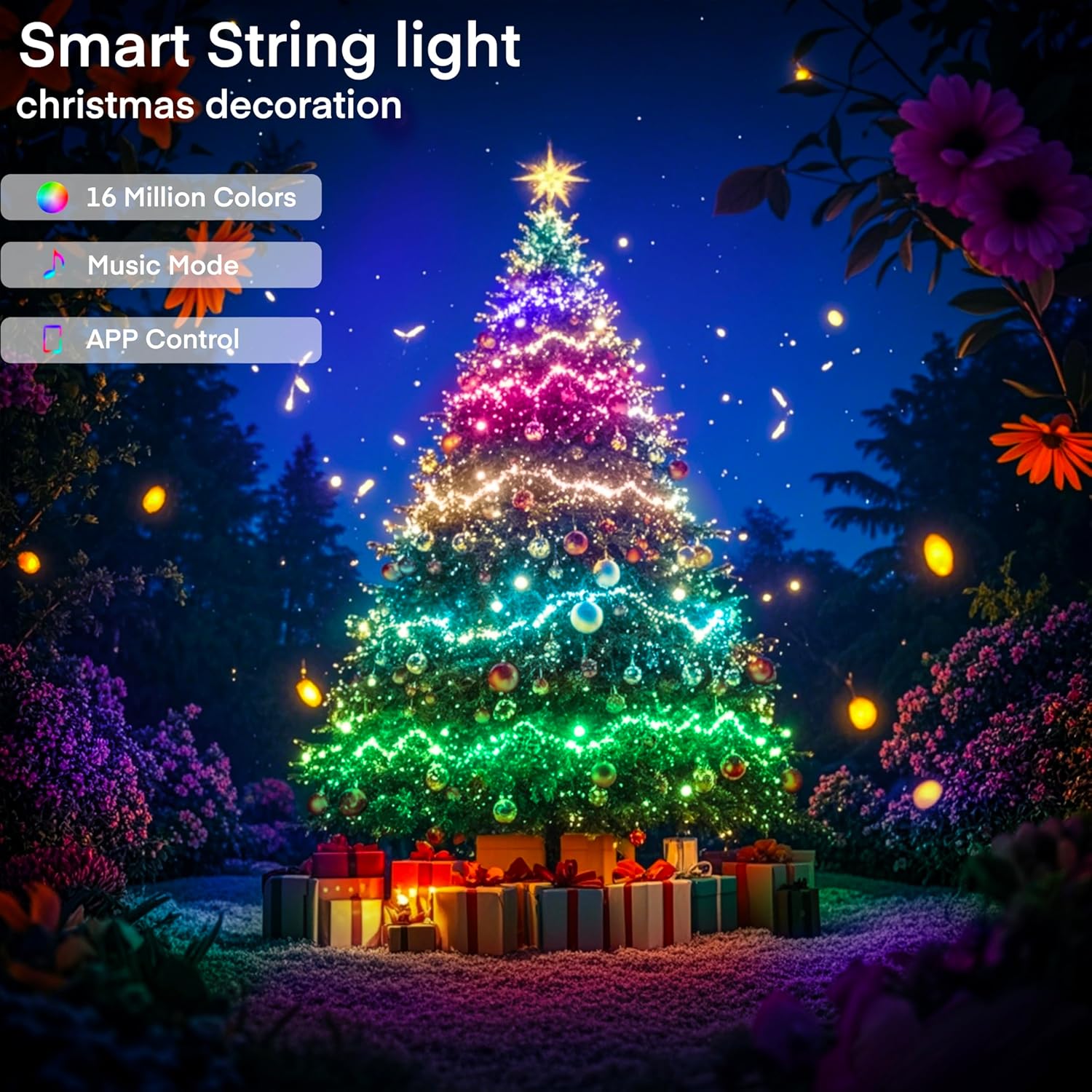 WS2812B RGBIC LEDストリングライト 5V U - Home Decor App Free のレビューと価格