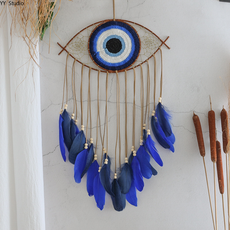 クリエイティブ手作り悪魔の目壁掛け装飾品家の装飾アクセサリー - Home Decor Accessories のレビューと価格