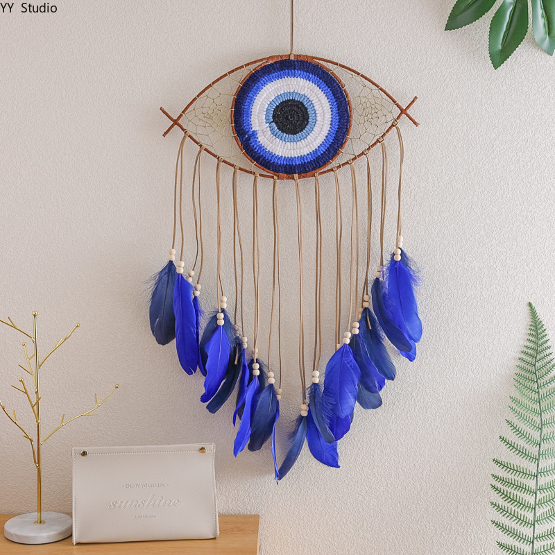 クリエイティブ手作り悪魔の目壁掛け装飾品家の装飾アクセサリー - Home Decor Accessories のレビューと価格