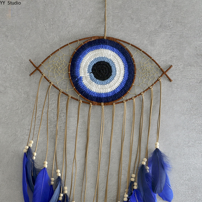 クリエイティブ手作り悪魔の目壁掛け装飾品家の装飾アクセサリー - Home Decor Accessories のレビューと価格