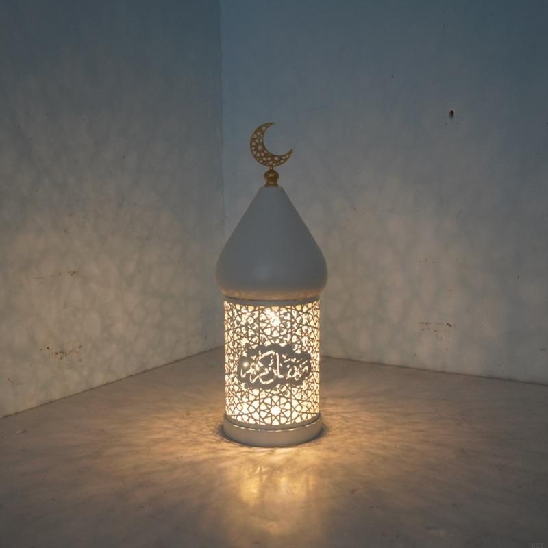 装飾キャンドルホルダーラマダン装飾金属キャンドルランプティー - Home Decor Ramadan のレビューと価格