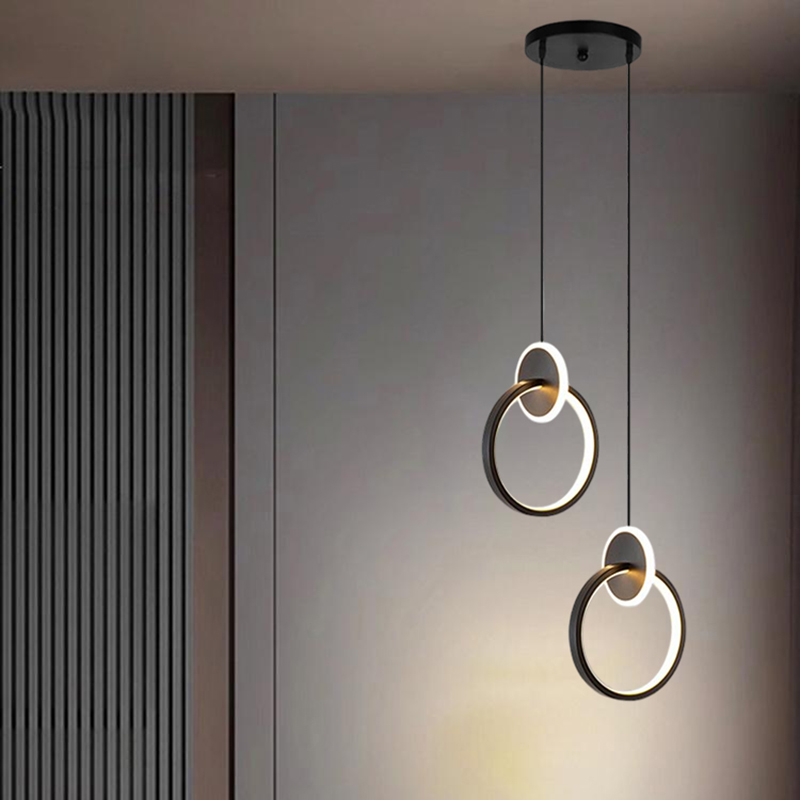 モダンな家の装飾用LEDライト、寝室用ランプ、ベッドサイドペ - Hanging Moon Lamp のレビューと価格