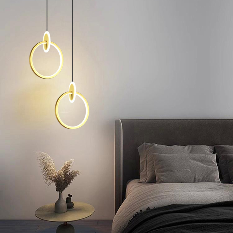 モダンな家の装飾用LEDライト、寝室用ランプ、ベッドサイドペ - Hanging Moon Lamp のレビューと価格
