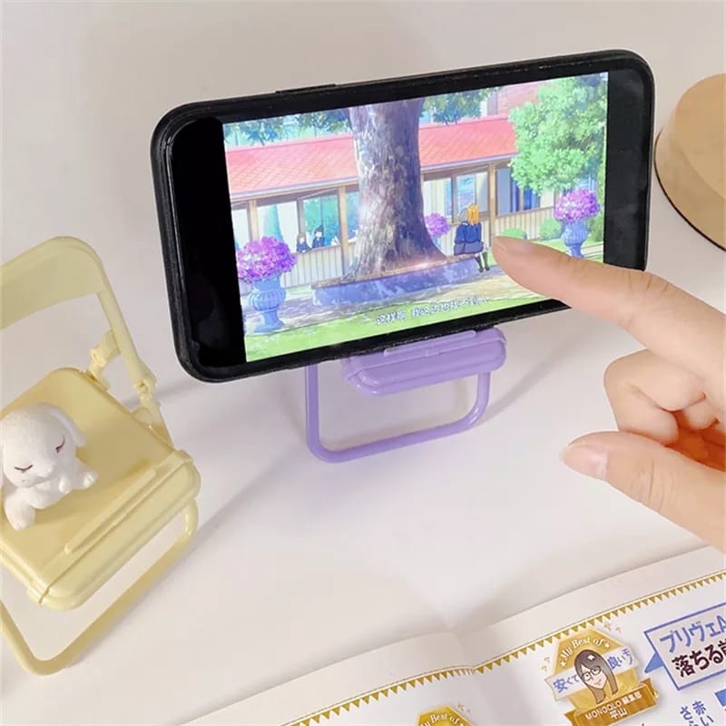 かわいい椅子型スマホスタンド、クリエイティブなデスクオーガナ - Home Decor Accessories のレビューと価格