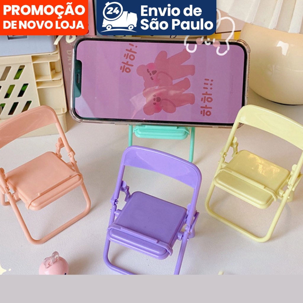 かわいい椅子型スマホスタンド、クリエイティブなデスクオーガナ - Home Decor Accessories のレビューと価格