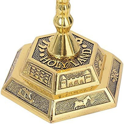 7枝のメノラ、ユダヤ教の家の装飾、キャンドルホルダーの飾り - Home Decor Accessories のレビューと価格