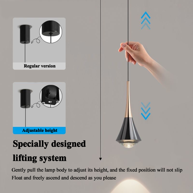 MARPOU ペンダントライト 6W 3 色ライト 高さ調節 - Hanging Moon Lamp のレビューと価格