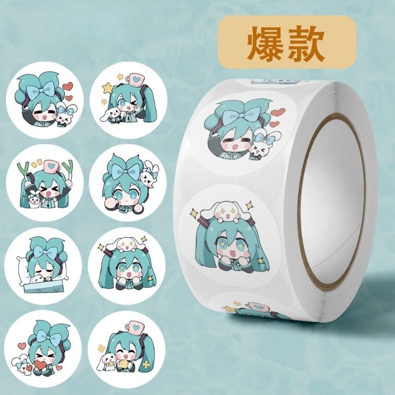 インスタ映えする可愛い初音ミクステッカー、漫画風装飾シール、 - Home Decor Tv のレビューと価格